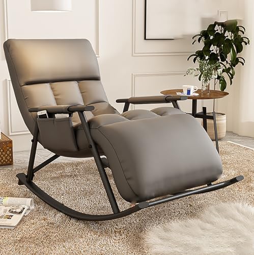 Padded Zero Gravity Chair Oversized Patio Recliner Chair Adjustable Headrest Lounge Chairs Chairs with Adjustable Headrest Fully Padded Patio Chair for Patio Yard Pool