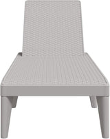 Outdoor Sun Lounger, Foldable Patio Recliner with Adjustable Backrest - Photo 4