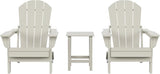 Costaelm 3 piece Patio Set, Outdoor Modern Adirondack Table and Chairs - Photo 1
