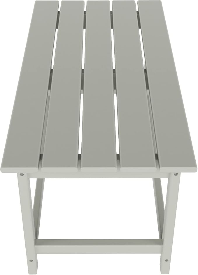 WO WESTIN OUTDOOR HDPE Laguna Outdoor Poly Adirondack Coffee Table, Sand - Photo 4