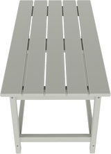 WO WESTIN OUTDOOR HDPE Laguna Outdoor Poly Adirondack Coffee Table, Sand - Photo 4