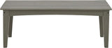 Signature Design by Ashley Visola Outdoor HDPE Patio Cocktail Table, Gray - Photo 7