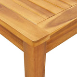 vidaXL Patio Dining Table - 70.9"x35.4"x29.5" Solid Acacia Wood - Rectangular Outdoor Garden Furniture - Photo 8