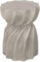 Richie Indoor Contemporary Lightweight Concrete Accent Side Table - Photo 4