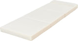 Merax, Beige Outdoor Chaise Lounge Headrest, Patio Reclining Chair Cushions with 4-Fold Design for Lawn, Pool and Beach - Photo 2