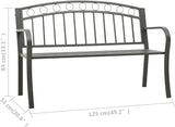Garden Bench Outdoor Bench Patio Bench Cushions for Outdoor, Park, Yard, Entryway - Photo 2