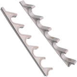 KOMORAX 4 pcs 6 Position Nylon White Adjustment Brackets for Patio Outdoor Lawn Yard Furniture or Chaise Lounges - Photo 1