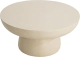 Christopher Knight Home Patsy Modern Lightweight Concrete Coffee Table, Indoor and Outdoor Round Top Accent Table - Photo 5