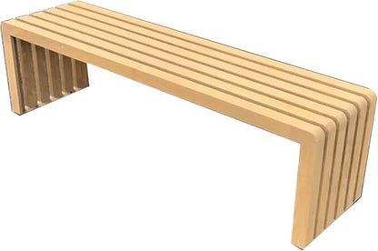 Outdoor Garden Bench, Metal Garden Bench Weatherproof, Galvanized Steel, Load-Bearing 880lbs, for Garden, Porch, Backyard and Park(Beige,120cm/47in)