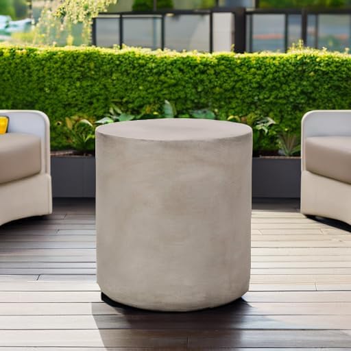 Christopher Knight Home 313406 Side Table, Light Gray - Photo 7
