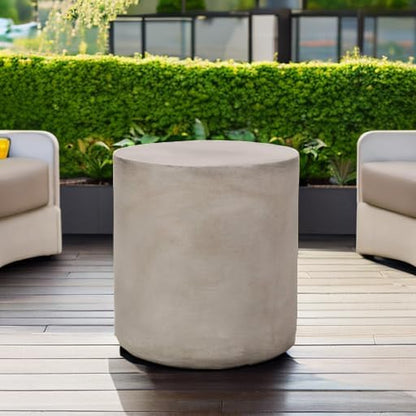Christopher Knight Home 313406 Side Table, Light Gray