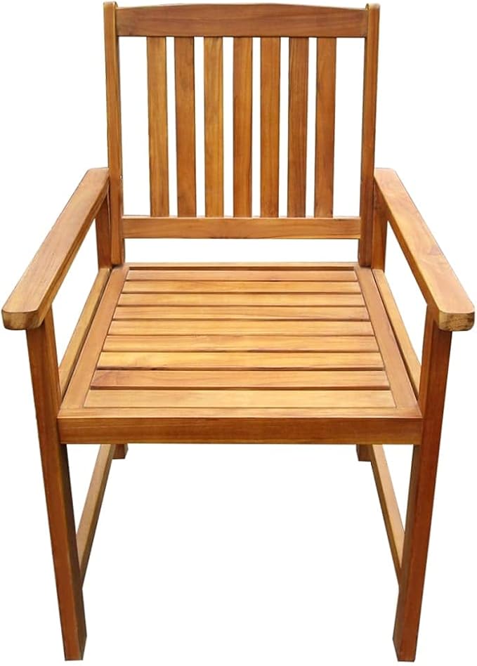 (Fast Shipments) Garden Bench Patio Bench Seat Outdoor Garden Chair Garden Yard Furniture Seating Garden Chairs 2 pcs - Photo 4