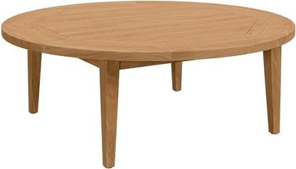 Modway Brisbane Teak Wood Coffee Table, Natural