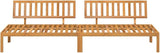 Pallet Sofa Natural Acacia Solid Acacia Wood with Oil Finish Outdoor Furniture Poolside sectional for Balcony Lawn - Photo 4