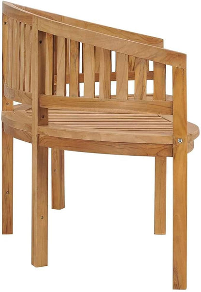 vidaXL Garden Bench Natural Teak Solid Teak Wood Large Durable