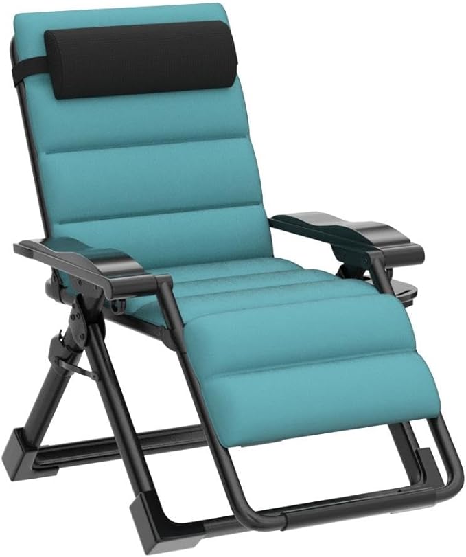 Slsy Zero Gravity Chair, Reclining Lounge Chair with Removable Cushion & Tray for Indoor and Outdoor - Photo 5