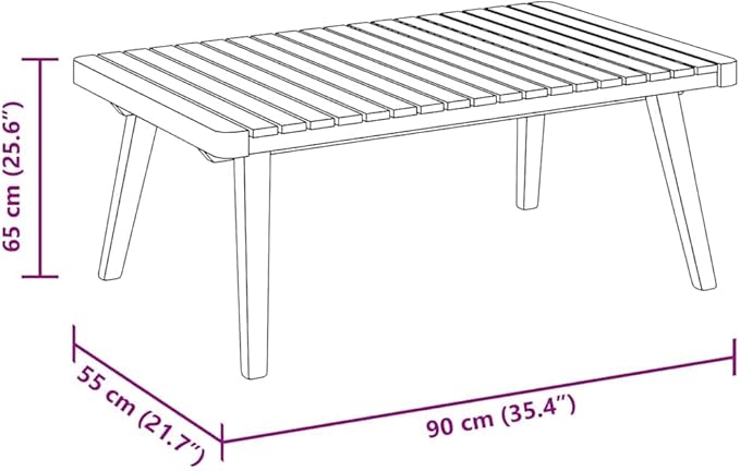 Garden Lounge Set Dark Gray Solid Acacia Wood Modular Outdoor Patio Couch 21.7x35.4x25.6 in Weathered Finish for - Photo 9