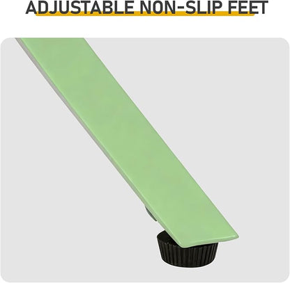 Outdoor Side Tables, Weather Resistant Iron Patio End Table, Portable Small Round Outdoor Metal Accent Bistro Coffee Plant Tables for Patio Yard Balcony Garden Bedside (Light Green)