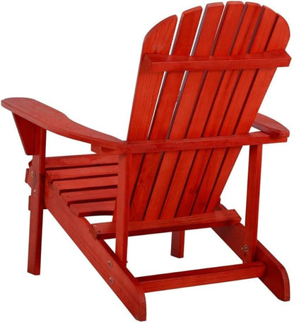 SW2101RD-CHET Set Adirondack Chairs, Red