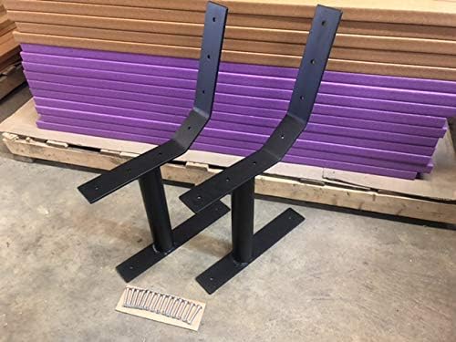Park Bench Frames-Free Standing-Black Powder Coating
