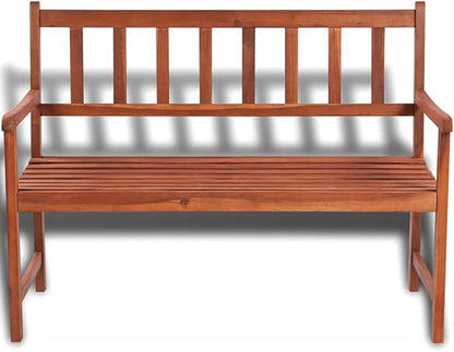 Garden Bench Outdoor Bench for Patio Bench Park Bench Cushion for Yard Porch Work Entryway 47.2" Solid Acacia Wood-Fast delivchy