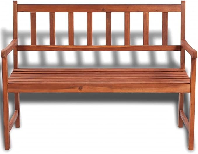 (Fast Shipments) Outdoor Patio Bench Long Rectangular Wooden Dining Picnic Furniture Benches for Backyard, Garden, Lawn - Photo 3