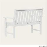 POLYWOOD GNB48WH Vineyard 48" Bench, White - Photo 5
