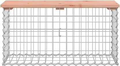 Garden Bench Wooden Solid Douglas Fir Wood, Compact Durable Outdoor Seating for Patio, Porch, Weatherproof Front Porch Furniture, 32.7 x 32.7 x 16.5 inches Patio Bench