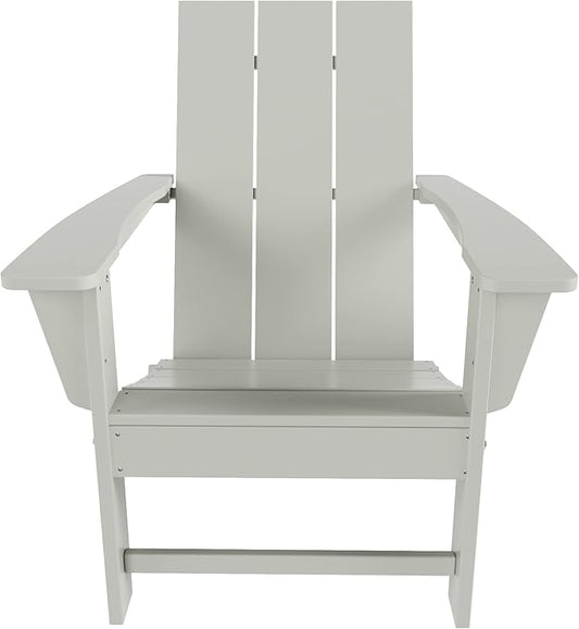 WestinTrends Ashore Modern Outdoor Folding Adirondack Chair, Sand