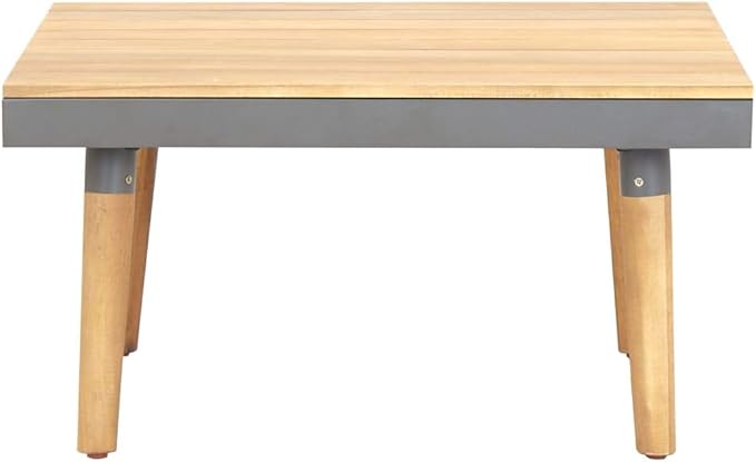 Garden Coffee Table,Center Table,Leisure Table,Hotel Lobby Tables,Console Table,Bedroom Table,Sofa Table,Balcony Table,for Living Room,Bedroom,Office,23.6"x23.6"x12.4" Solid Acacia Wood