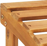 Adirondack Garden Chair with Footrest and Cushions, Foldable Outdoor Patio Lounge Seat, Solid Acacia Wood - Photo 9