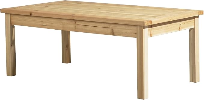 Outdoor Coffee Tables for Patio, Farmhouse Rectangle Wood Table, Weather-Resistant, 44.09" x 23.62" x 16.73" - Photo 6