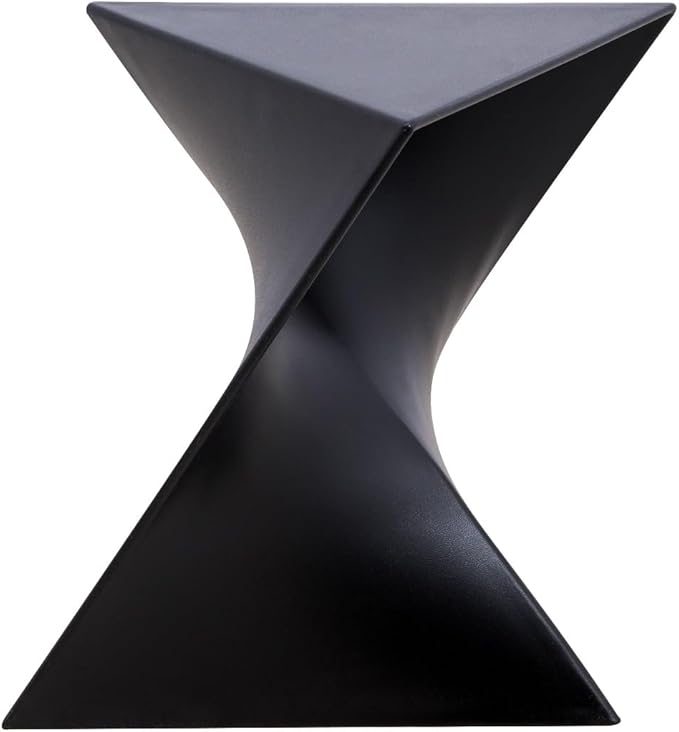 LeisureMod 15.75" Triangular Side Table, Stackable Plastic Accent End Table for Indoor & Outdoor Use - Photo 4
