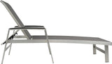 Christopher Knight Home Patio Aluminum Chaise Lounge, Adjustable Mesh Chaise Lounge, 5 Position Backrest Recliner - Photo 4