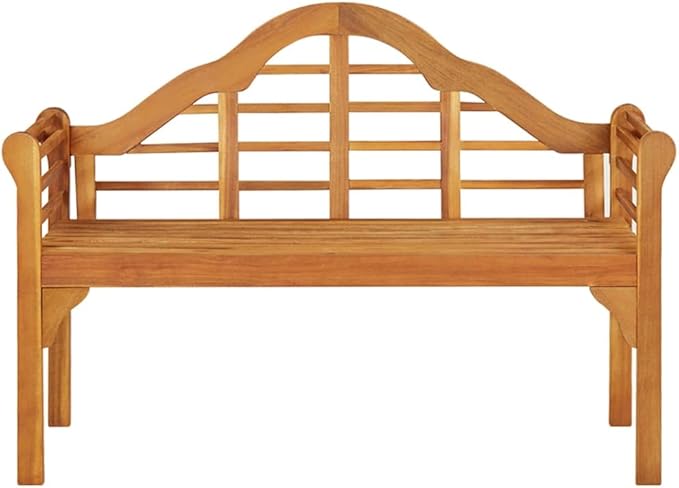 Garden Bench Deck Bench Patio Bench 49.2" Solid Wood Acacia