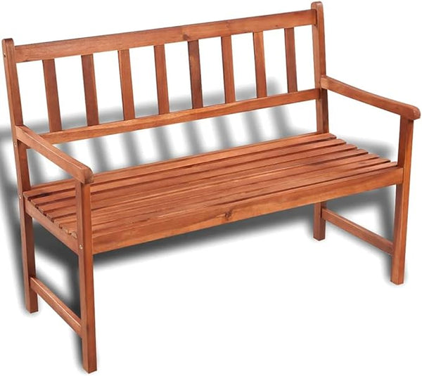 (Fast Shipments) Outdoor Patio Bench Long Rectangular Wooden Dining Picnic Furniture Benches for Backyard, Garden, Lawn - Photo 1
