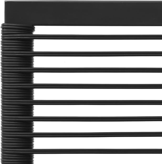 4-Piece Outdoor Patio Lounge Set Black and Grey - Photo 7