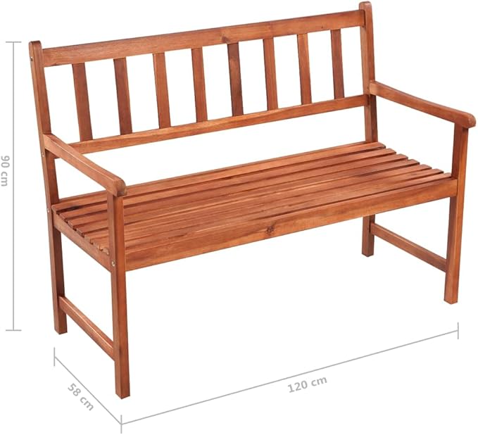 Patio Bench, Outdoor Sofas, Off-Site Benches for Garden, Porch, Park, Front Door, Balcony, Outdoor, Lawn, Patio - Photo 9