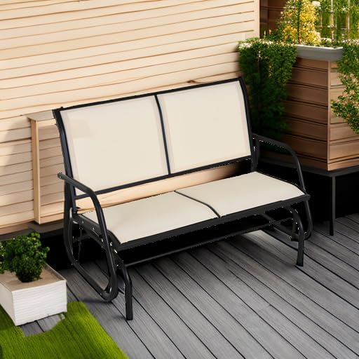 Outsunny 2-Person Outdoor Glider Bench - Photo 6