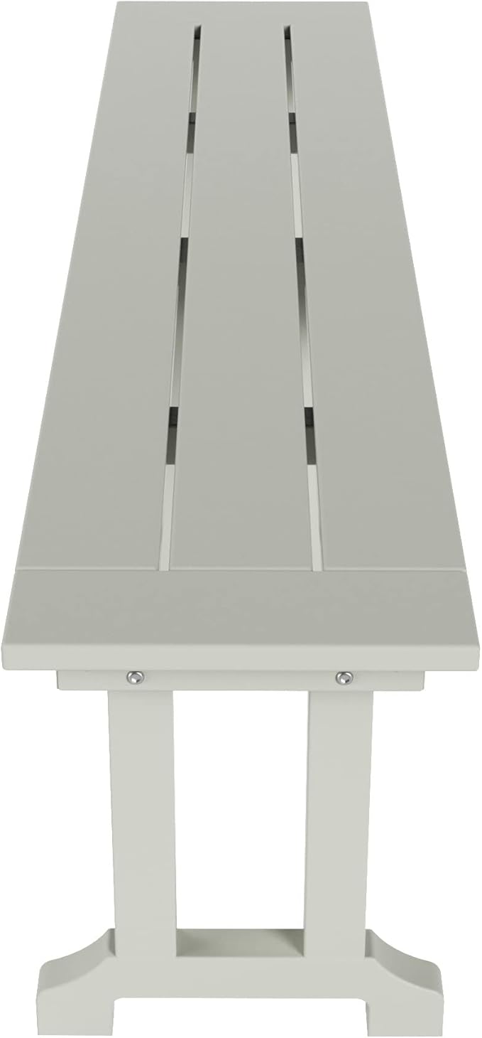 WO WESTIN OUTDOOR HDPE Laguna Trestle 65" Bench,Sand