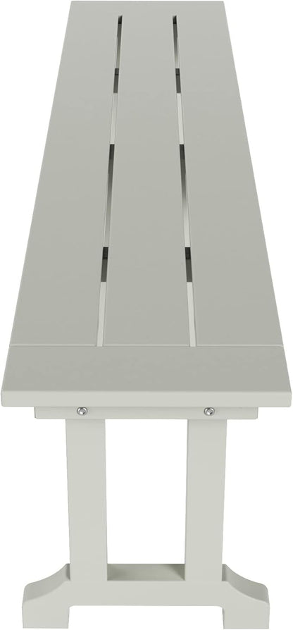 WO WESTIN OUTDOOR HDPE Laguna Trestle 65" Bench,Sand