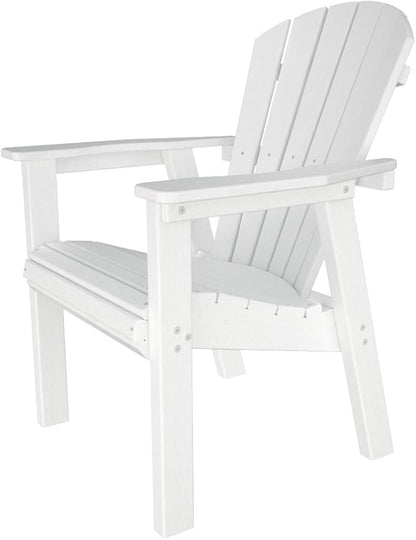 POLYWOOD SHD19WH Seashell Casual Chair, White