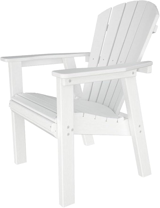 POLYWOOD SHD19WH Seashell Casual Chair, White