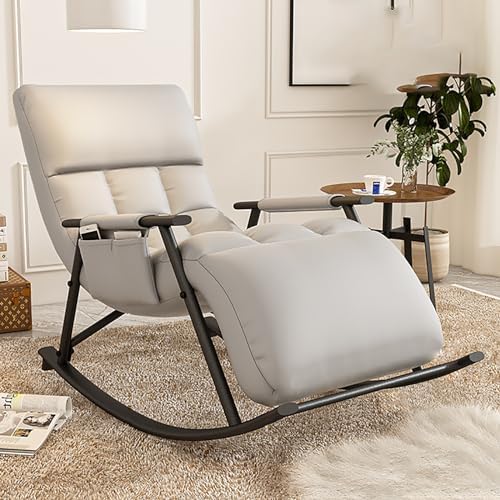 Padded Zero Gravity Chair Oversized Patio Recliner Chair Adjustable Headrest Lounge Chairs Chairs with Adjustable Headrest Fully Padded Patio Chair for Patio Yard Pool