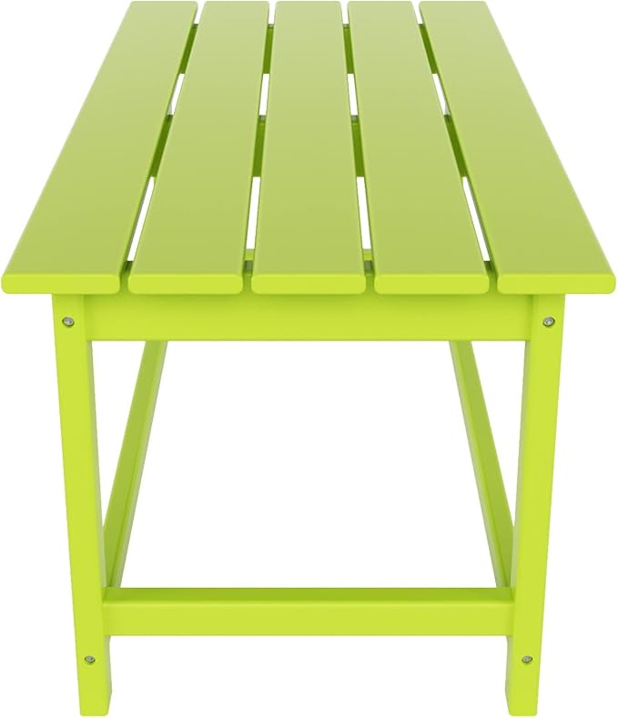 WO WESTIN OUTDOOR HDPE Laguna Outdoor Poly Adirondack Coffee Table, Lime