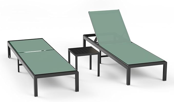 Aluminum Lounge Chairs Outdoor Chaise Furniture - Photo 1