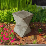 Christopher Knight Home Lux Outdoor Weight Concrete Side Table, Light Gray - Photo 5