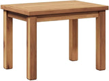 Brown Outdoor Coffee Table 19.69x13.78x14.17 in Solid Teak Small Patio Cocktail Table for Garden Balcony Porch Backyard - Photo 2