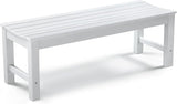 Stoog Outdoor Bench, 2-Person Patio Backless Bench, Outdoor Benches Weatherproof with 800 lbs Weight Capacity - Photo 1