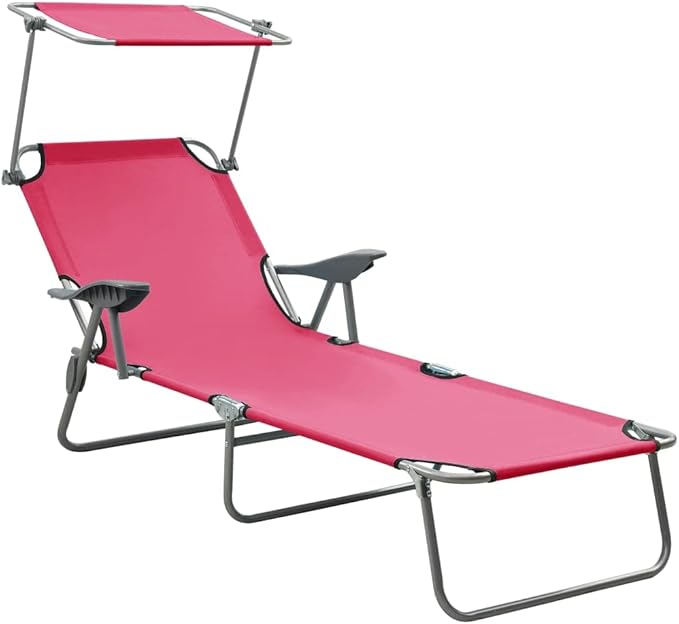 Sun Lounger, Outdoor All-Weather Patio Chaise Lounge Chair, Outdoor Recliner Lounge Chair Sun Loungers, for Garden - Photo 1